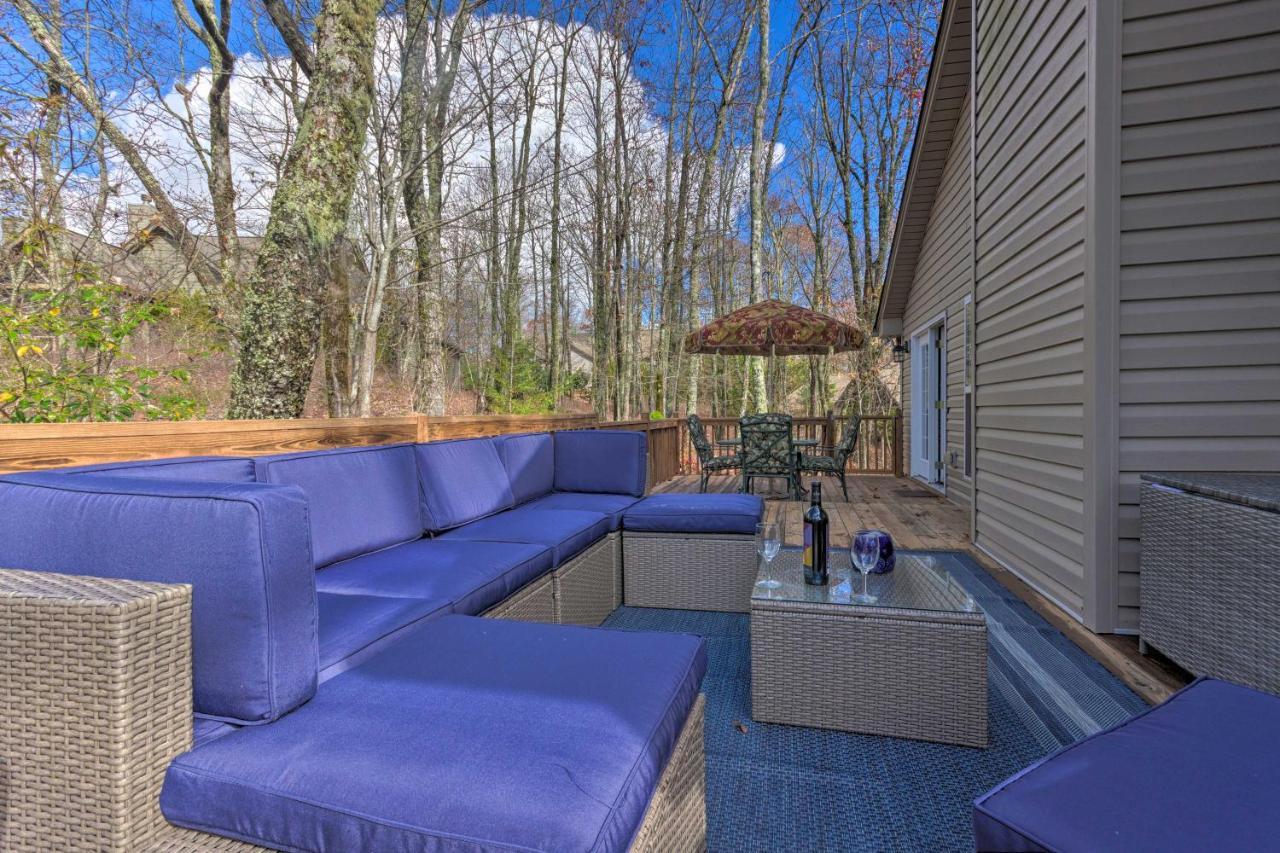 Cozy Sapphire Resort Home With Deck And Mountain Views Luaran gambar